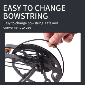 Dark Slate Gray SPG Compound Bow Press — Orange Metal Portable Bow Tuning Tool SPG