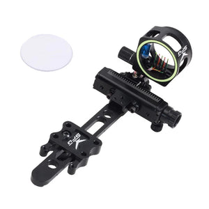 Dark Slate Gray SPG Compound Bow Sight – Adjustable 5-Pin Long Bar Aluminum Alloy Sight SPG
