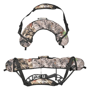 Dark Slate Gray SPG Compound Bow Sling Case Black Camo – Adjustable Shoulder Carry Bag SPG