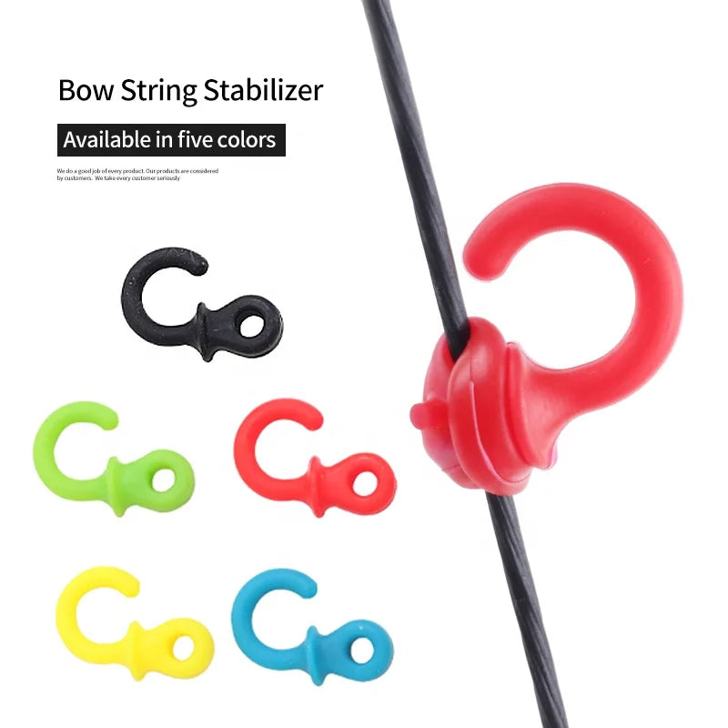 Tomato SPG Compound Bowstring Stabilizer – Rubber Monkey Tail Dampeners (4pcs) SPG