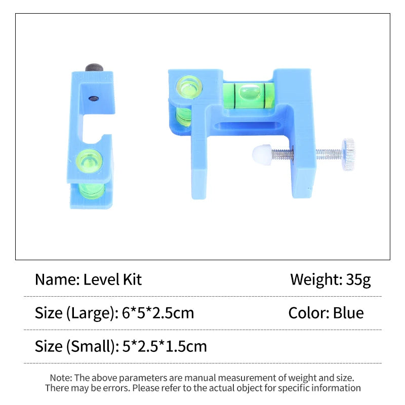 Sky Blue SPG Compound Bow Level Tool | Precision Tuning Accessory SPG