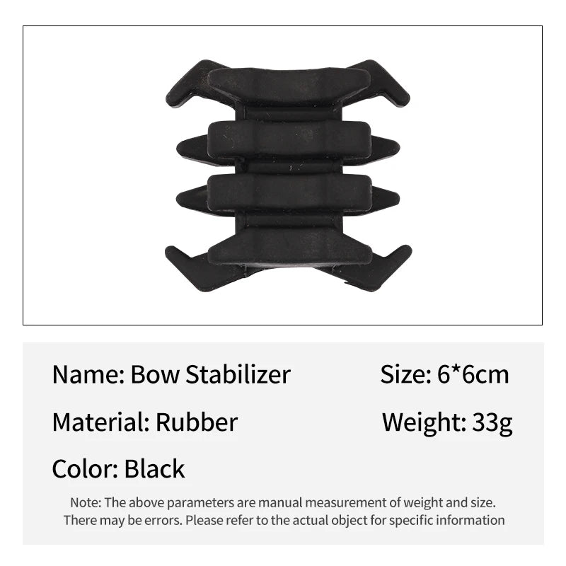 White Smoke SPG Compound Bow Limb Stabilizer – Rubber Vibration Absorber for Compound Bows SPG