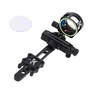 Dark Slate Gray SPG Compound Bow Sight – Adjustable 5-Pin Long Bar Aluminum Alloy Sight SPG