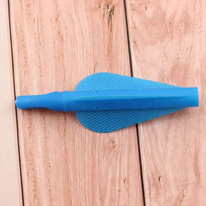 Light Pink SPG Conjoined Arrow Feather with Nock 9cm Plastic Archery Tail SPG