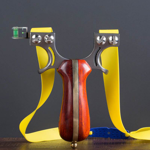 Dark Slate Gray High Power Shooting Toy Full Metal Wooden Stainless Steel Slingshot Outdoors Games INDIAN SLINGSHOT