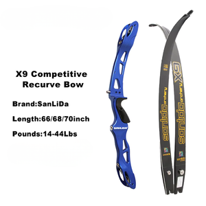 Dark Slate Gray Sanlida® Miracle X9 Recurve Bow (Blue Edition) SANLIDA