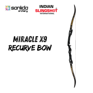 Black Sanlida® Miracle X9 Recurve Bow (Black Edition) SANLIDA