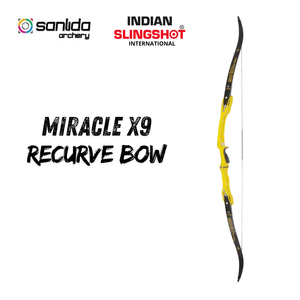 Black Sanlida® Miracle X9 Recurve Bow (Yellow Edition) SANLIDA