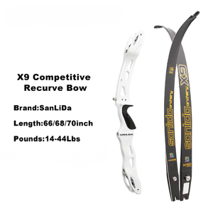 Dark Slate Gray Sanlida® Miracle X9 Recurve Bow (White Edition) SANLIDA