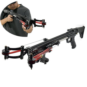 Dark Slate Gray Marksman RS-X7 V3 Powerful Slingshot Crossbow With Fishing Combo Pack for Fishing and Target Game MARKSMAN