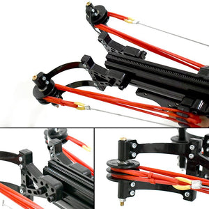 Dark Salmon Marksman RS-X7 V3 Powerful Slingshot Crossbow With Fishing Combo Pack for Fishing and Target Game MARKSMAN