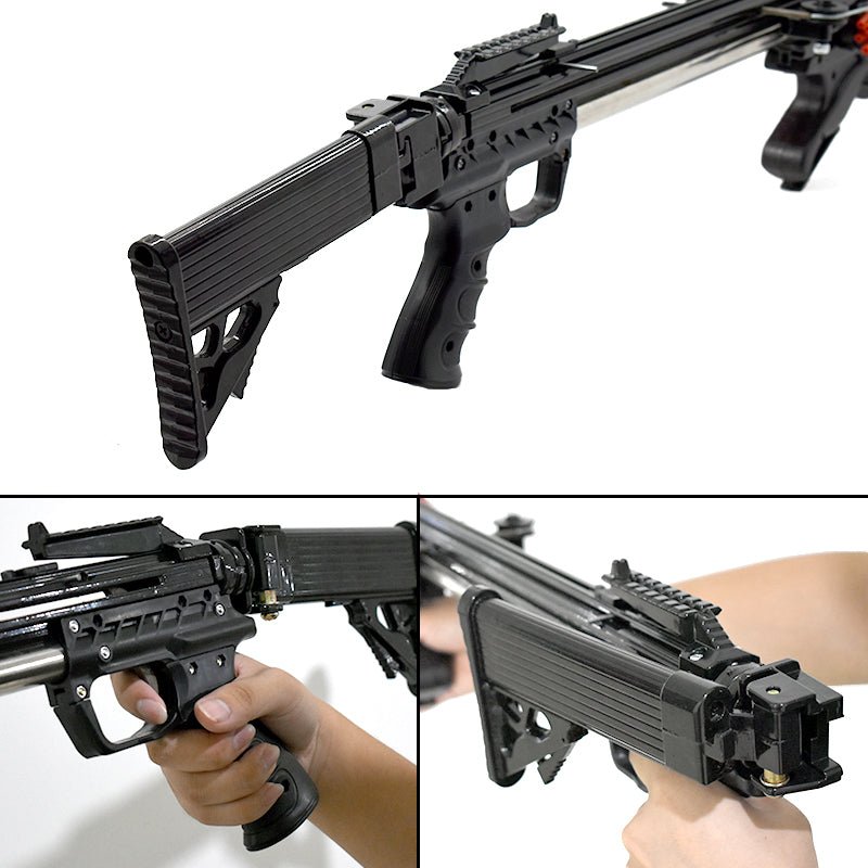 Dark Slate Gray Marksman RS-X7 V3 Powerful Slingshot Crossbow With Fishing Combo Pack for Fishing and Target Game MARKSMAN