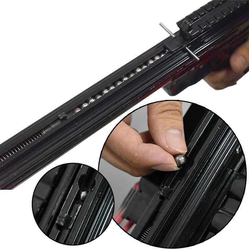 Dark Slate Gray Marksman RS-X7 V3 Powerful Slingshot Crossbow With Fishing Combo Pack for Fishing and Target Game MARKSMAN