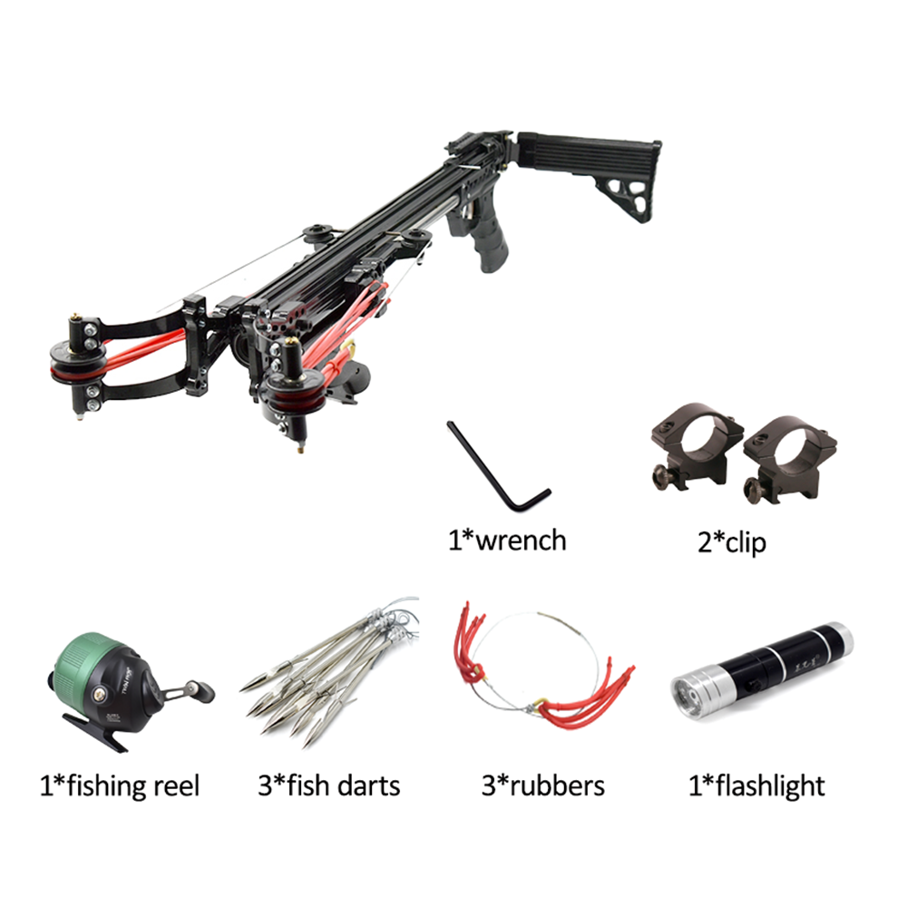 cross bow fishing reel Marksman RS-X7 V3 Powerful Slingshot Crossbow With Fishing Combo Pack