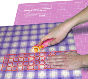 Rosy Brown DUVERRA Professional Cutting Mat A3 Self-Healing 5 Layers Double Sided Durable Non-Slip PVC - Imperial - Inchs / Metric - cm/mm – 17 Inch x 11 Inch / 44cm x 29 cm – Carnation Pink/Royal Purple/Black/Grey DUVERRA
