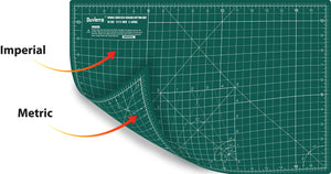 Dark Slate Gray DUVERRA Professional Cutting Mat A3 Self-Healing 5 Layers Double Sided Durable Non-Slip PVC - Imperial - Inchs / Metric - cm/mm – 17 Inch x 11 Inch / 44cm x 29 cm – Carnation Pink/Royal Purple/Black/Grey DUVERRA