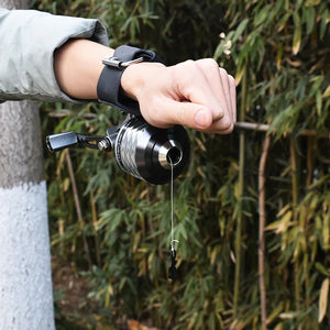 Black DIAMOND DRIFT Premium Deep Water Fishing Reel – Heavy Duty Metal Body, Anti-Explosion Line System MARKSMAN