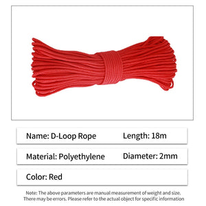 Firebrick SPG D Loop Rope – 18m Durable Nylon Bowstring Release Cord SPG