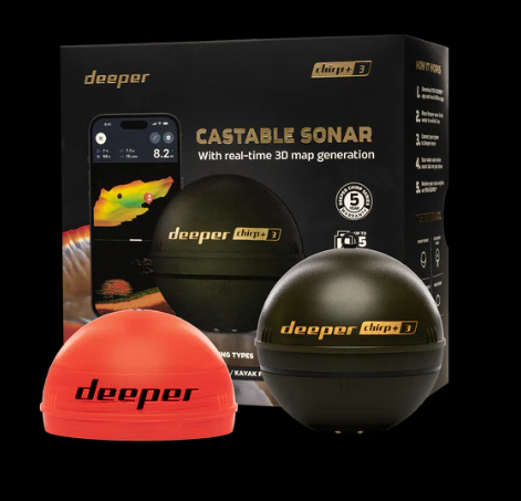 Deeper Smart Sonar CHIRP+ 3 | Castable Fish Finder