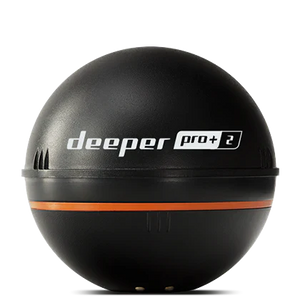 Black Deeper Sonar PRO+ 2 WiFi GPS Fish Finder | Smart Sonar MARKSMAN