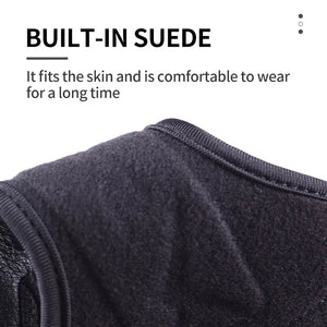 Dark Slate Gray SPG Deerskin 3-Finger Archery Glove – Premium Leather Finger Tab SPG