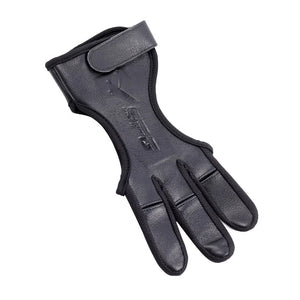 Dark Slate Gray SPG Deerskin 3-Finger Archery Glove – Premium Leather Finger Tab SPG