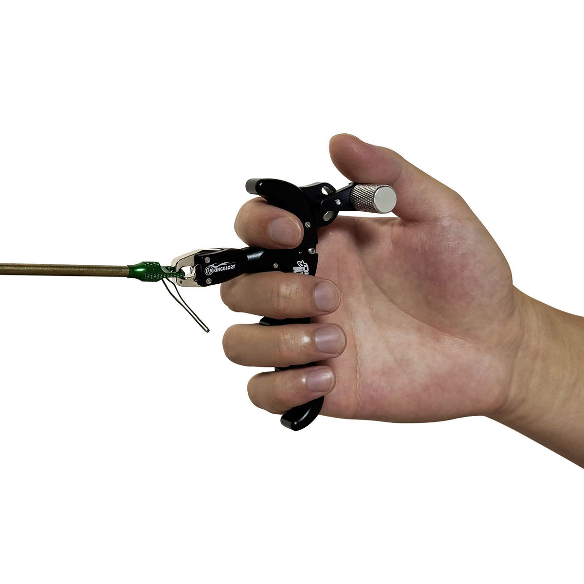 White Smoke Detachable D-Ring Metal Dart Tail Accessory for Outdoor Fishing Equipment INDIAN SLINGSHOT