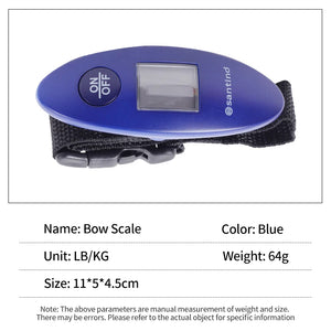 Dark Slate Blue SPG Digital Bow Scale ā Portable Archery Draw Weight Measuring Tool SPG