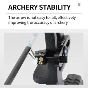 Light Gray SPG JT923 Recurve Bow Magnetic Double Supporting Arm Arrow Rest SPG
