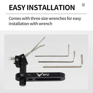 Lavender SPG JT923 Recurve Bow Magnetic Double Supporting Arm Arrow Rest SPG