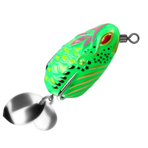 White Smoke Double Sequins Frog Fishing Lure 3.5cm 5.7g ā Colorful MARKSMAN