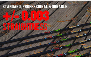 Dim Gray Sanlida® Dragon 9 Compound Carbon Arrows – 12pcs | 100% 24T Pure Carbon | Precision Spine Options SANLIDA
