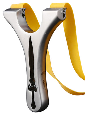 Gray Dragon Tooth Heavenly Sword Stainless Steel Slingshot INDIAN SLINGSHOT
