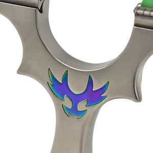 Light Slate Gray Dragon Glow ā High Quality Stainless Steel Slingshot for Shooting and outdoor Sports INDIAN SLINGSHOT
