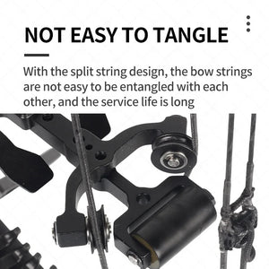 Dark Slate Gray SPG EGUN Compound Bow 30–65lbs Adjustable Aluminum Alloy Archery Set SPG