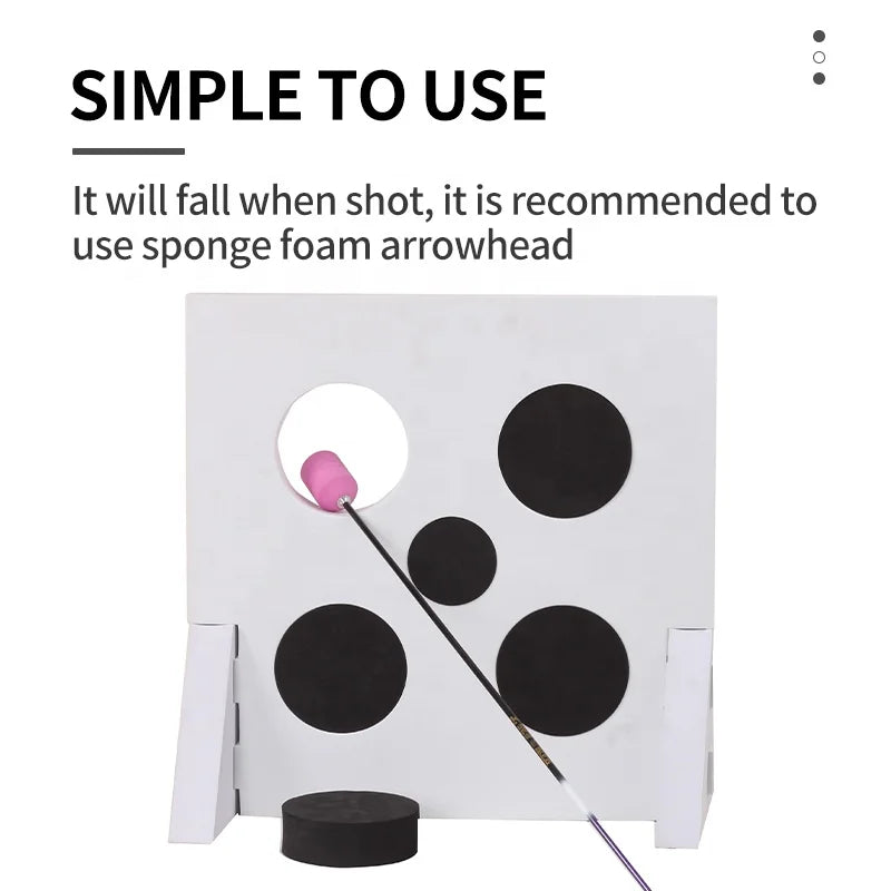 Dark Slate Gray SPG EVA Foam Archery Five-Spot Target | Durable & Portable SPG