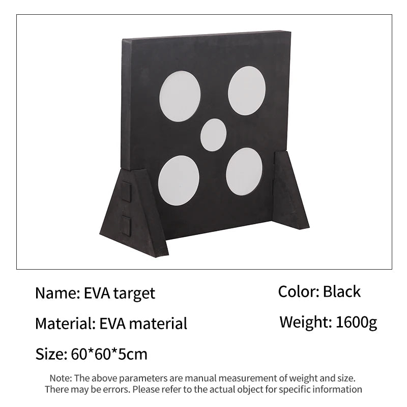 Dark Slate Gray SPG EVA Foam Archery Five-Spot Target | Durable & Portable SPG