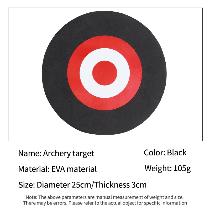 SPG EVA Foam Archery Target — Lightweight Training Board (25cm)
