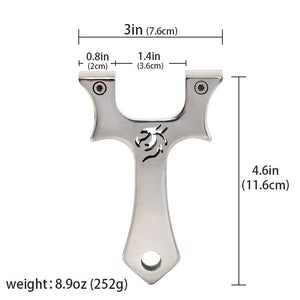 Gray Eagle Head Stainless Steel Slingshot INDIAN SLINGSHOT