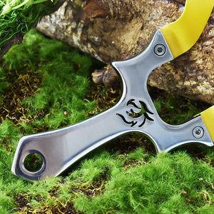 Dark Olive Green Eagle Head Stainless Steel Slingshot INDIAN SLINGSHOT