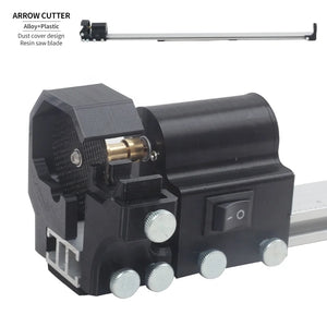 Dark Slate Gray SPG Electric Arrow Cutter | Aluminum Alloy DIY Shaft Cutting Tool SPG