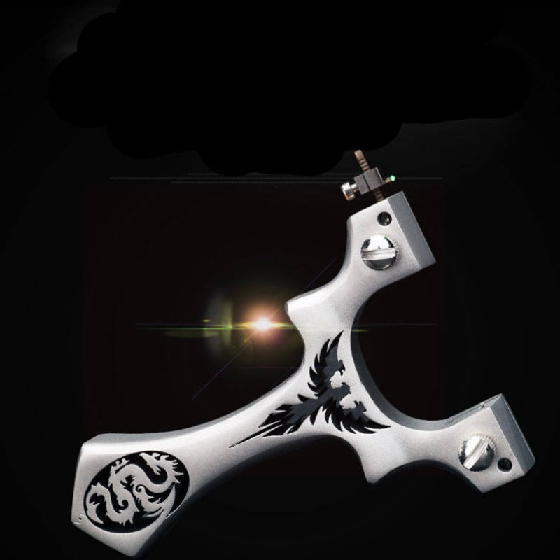 Black EuDemons Reverse Curve Fast Press Screw Slingshot MARKSMAN