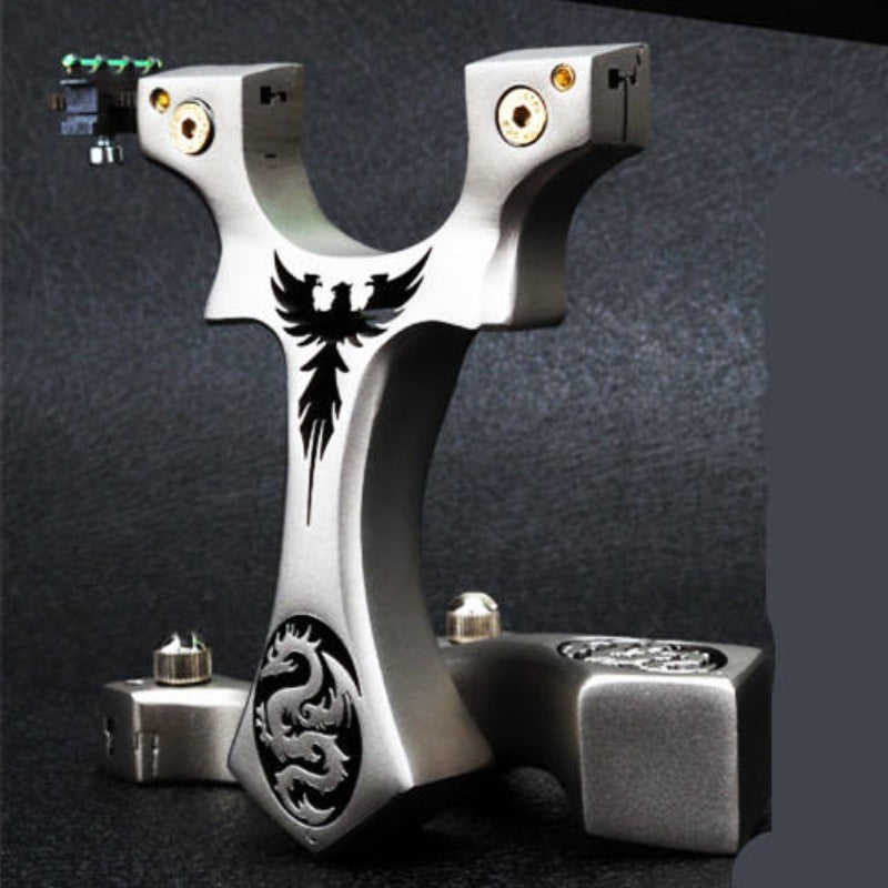 Dark Slate Gray EuDemons Reverse Curve Fast Press Screw Slingshot MARKSMAN