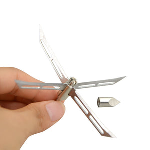 Rosy Brown Fishing Arrow Broadhead 100/ 125/ 200 Grains HOOYI