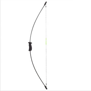Gray SPG F115 Kids Archery Bow Set — Safe 15LBS Fiberglass Learning Kit SPG