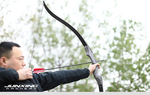 Light Gray Junxing F171 Recurve Bow for Outdoor Games INDIAN SLINGSHOT