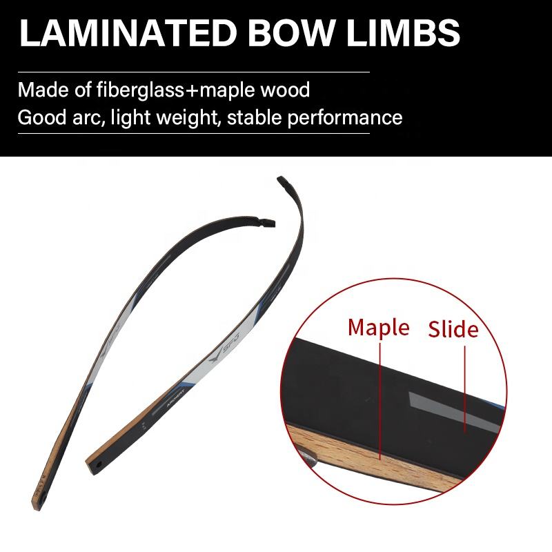 Light Gray SPG F2 Right-Handed Takedown Recurve Bow – 68 Inch Metal Riser with Maple Limbs & Full Archery Set SPG