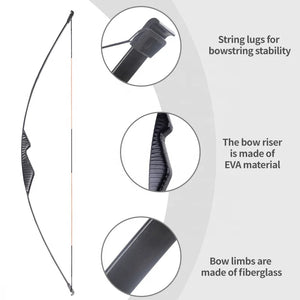 Lavender SPG F3 Straight Bow – 105cm Fiberglass Longbow SPG