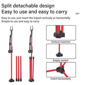 Dark Slate Gray SPG Fiberglass Folding Recurve Bow Stand – Lightweight & Durable SPG