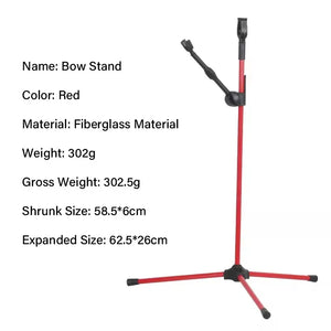 Light Gray SPG Fiberglass Folding Recurve Bow Stand – Lightweight & Durable SPG